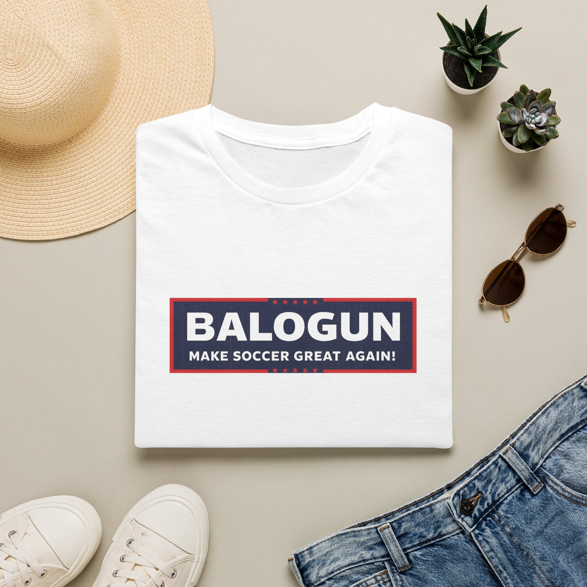 BALOGUN Soccer T‑Shirt — "Make Soccer Great Again" Fan Tee