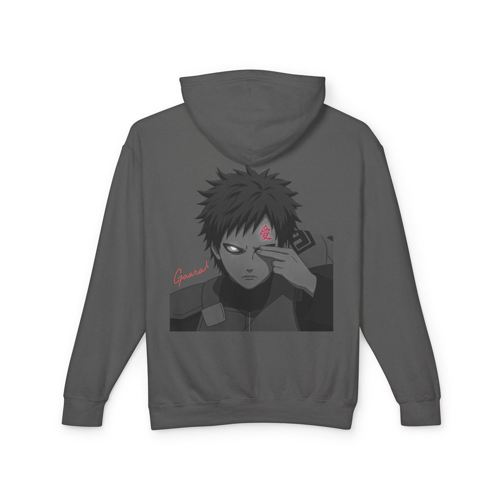 Kanji Love Hoodie — Anime Gaara Graphic Pullover