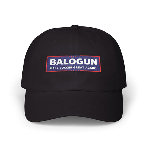 Dad Cap — "Balogun: Make Soccer Great Again" Embroidered Baseball Hat