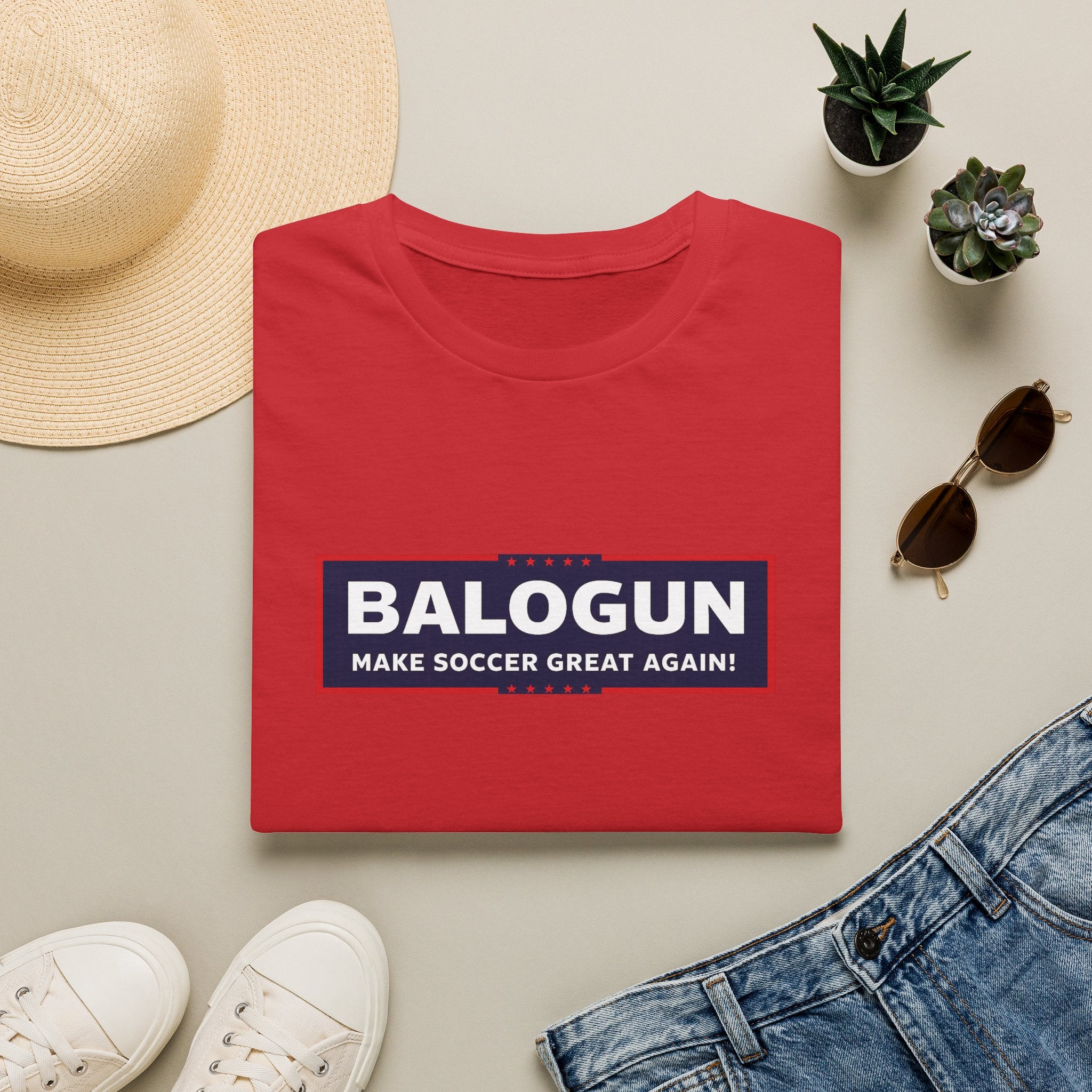 BALOGUN Soccer T‑Shirt — "Make Soccer Great Again" Fan Tee