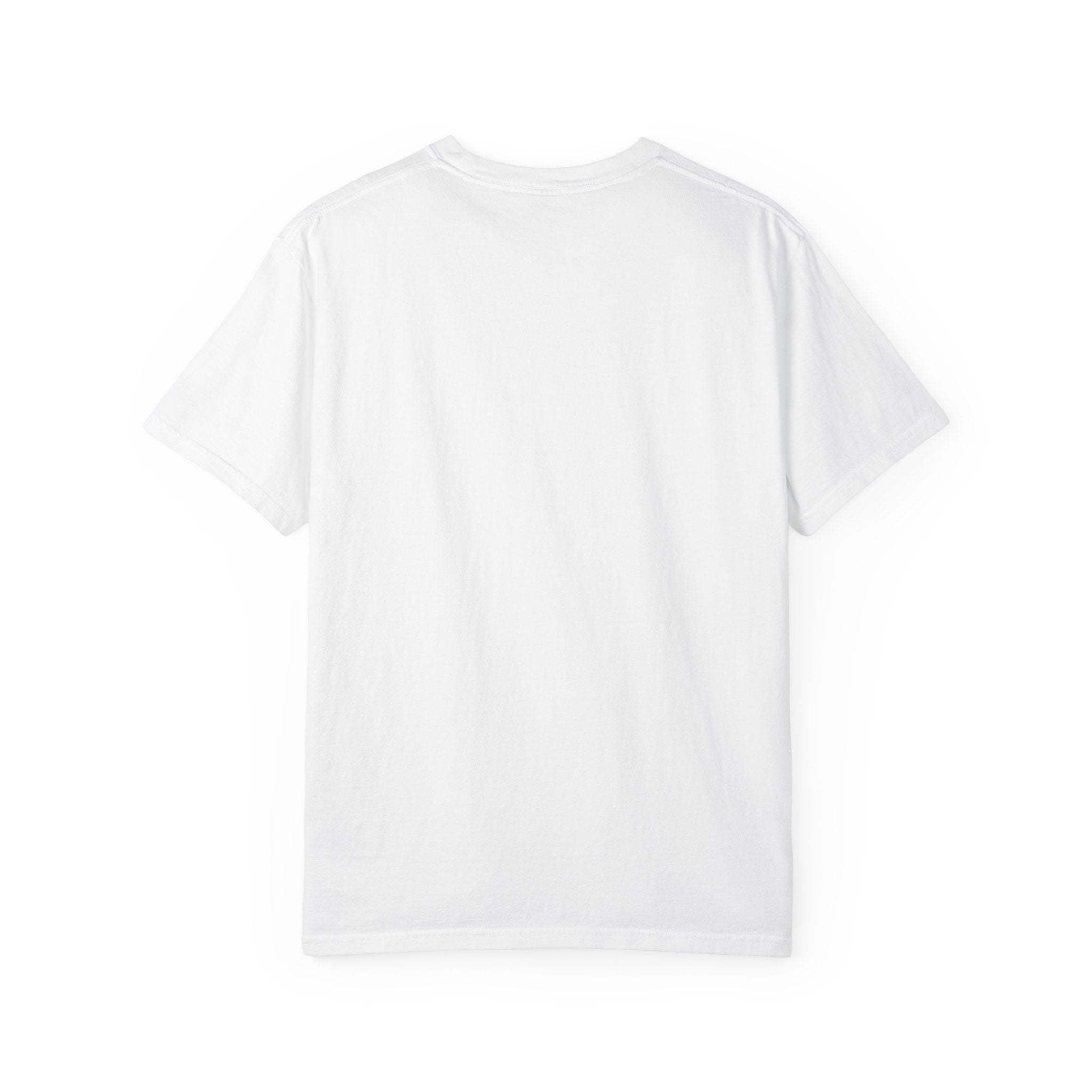 Soccer Celebration Tee — Striped Jersey Player Graphic