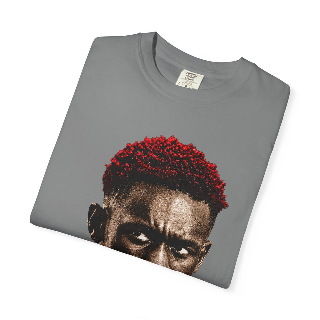 T‑Shirt — Portrait Front with American Flag USA Back