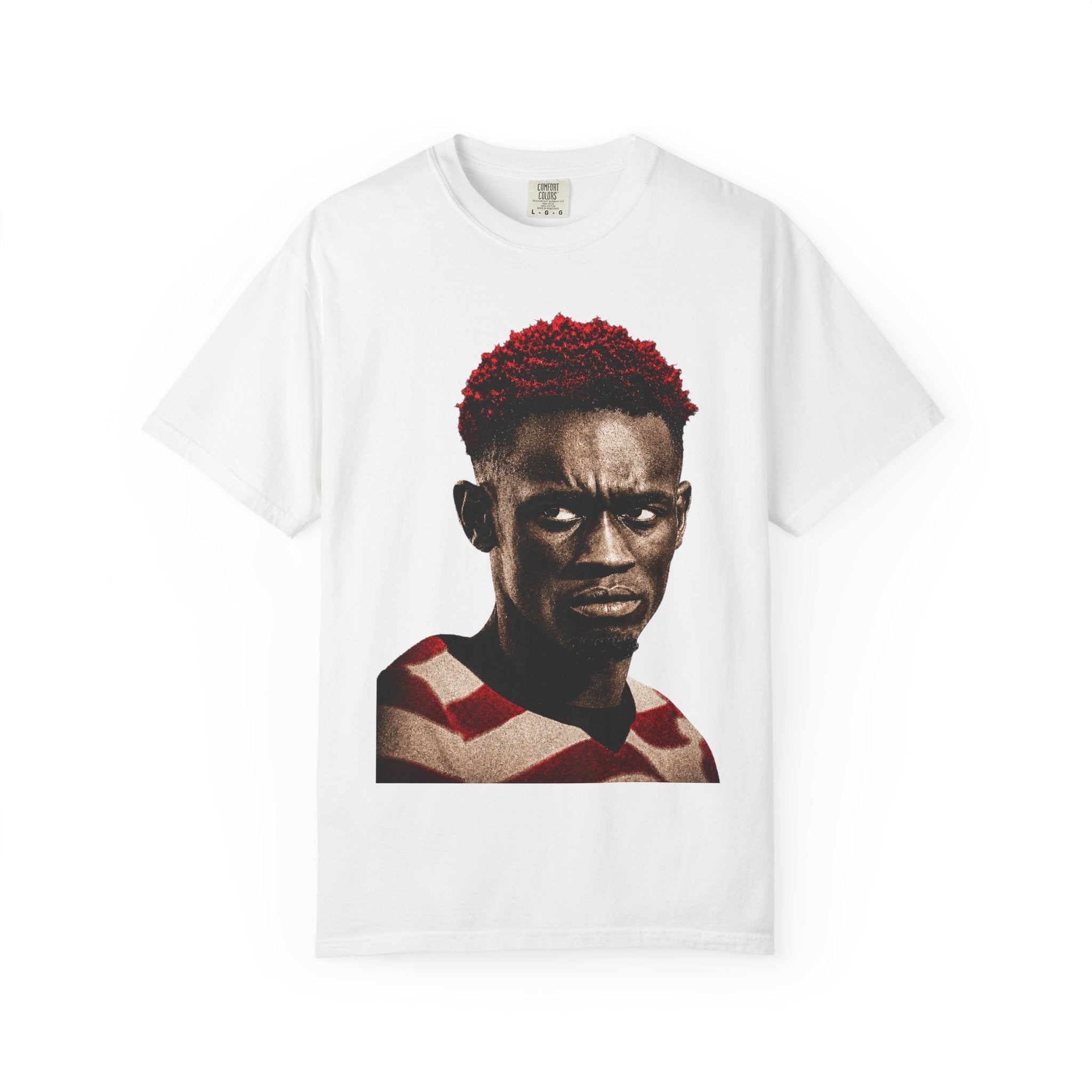 T‑Shirt — Portrait Front with American Flag USA Back