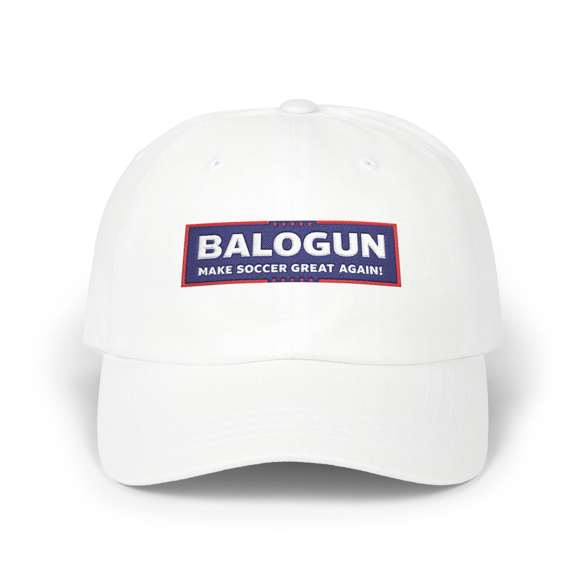 Dad Cap — "Balogun: Make Soccer Great Again" Embroidered Baseball Hat