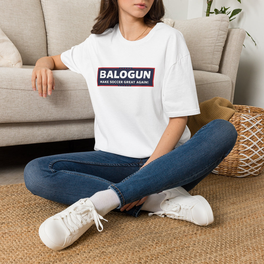 BALOGUN Soccer T‑Shirt — "Make Soccer Great Again" Fan Tee