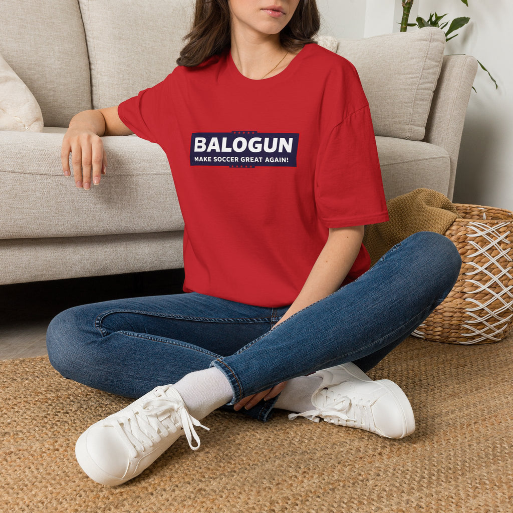 BALOGUN Soccer T‑Shirt — "Make Soccer Great Again" Fan Tee