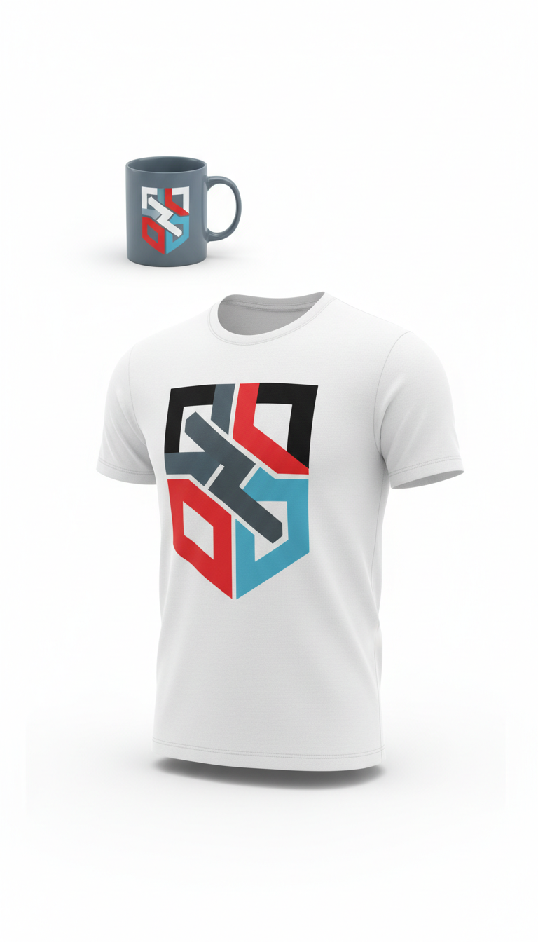 Unisex Tee With Bold Stripe