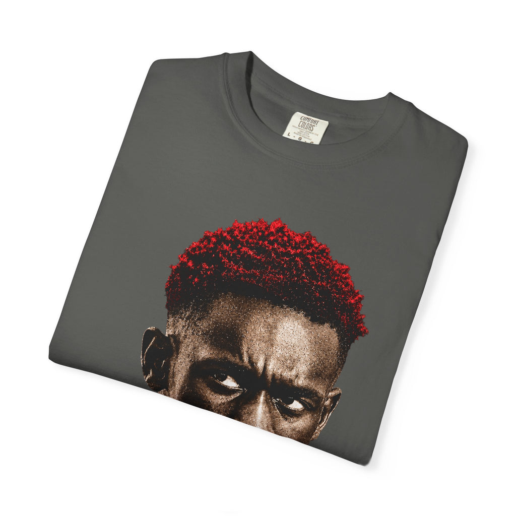 T‑Shirt — Portrait Front with American Flag USA Back