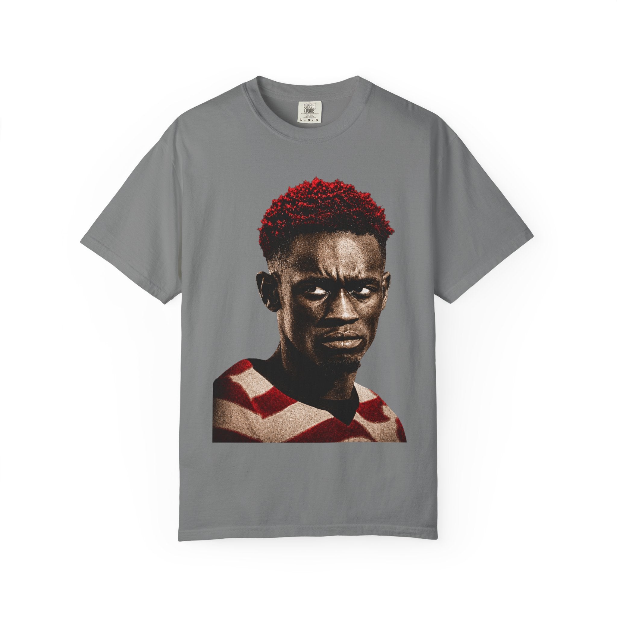T‑Shirt — Portrait Front with American Flag USA Back