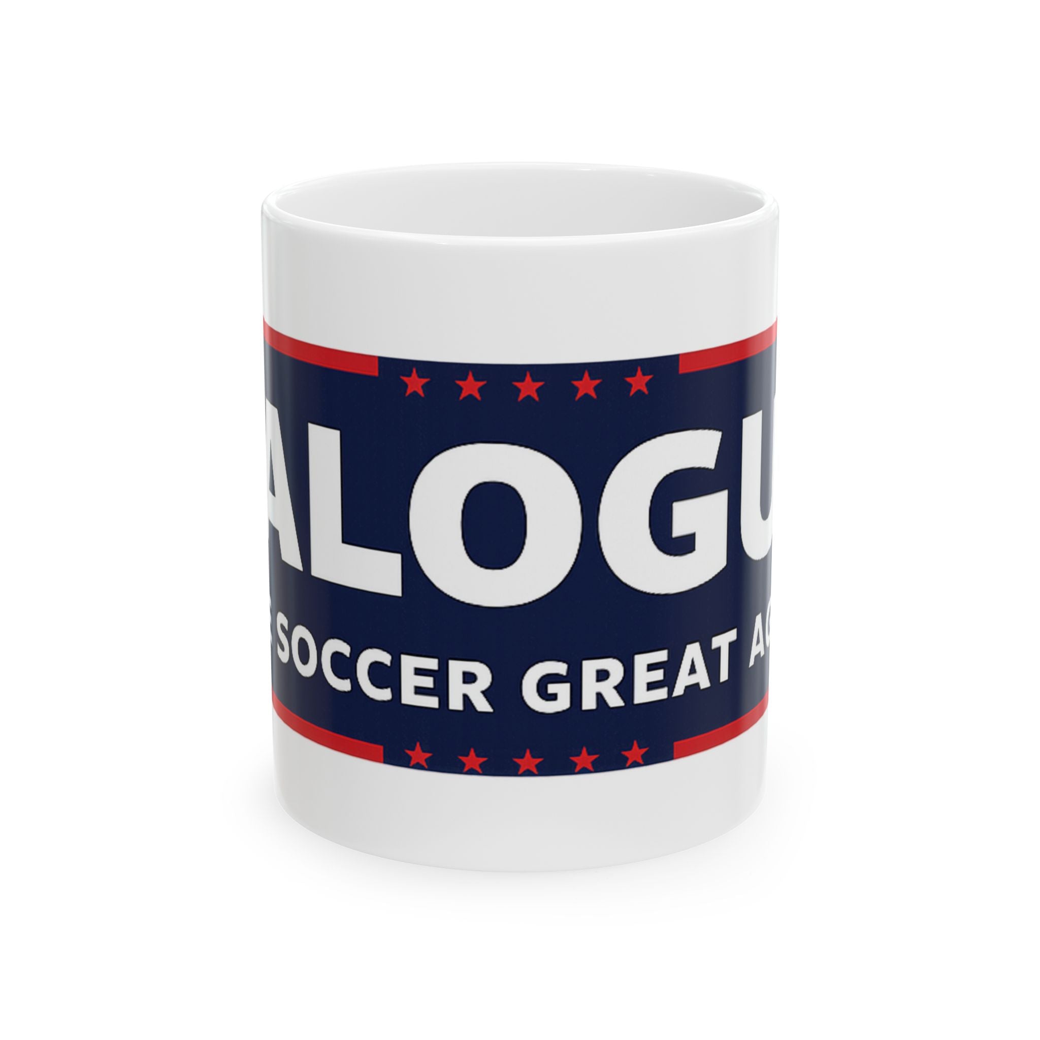 Soccer Coach Mug – 'Believe In Soccer' Motivational Ceramic Coffee Cup (11oz, 15oz)