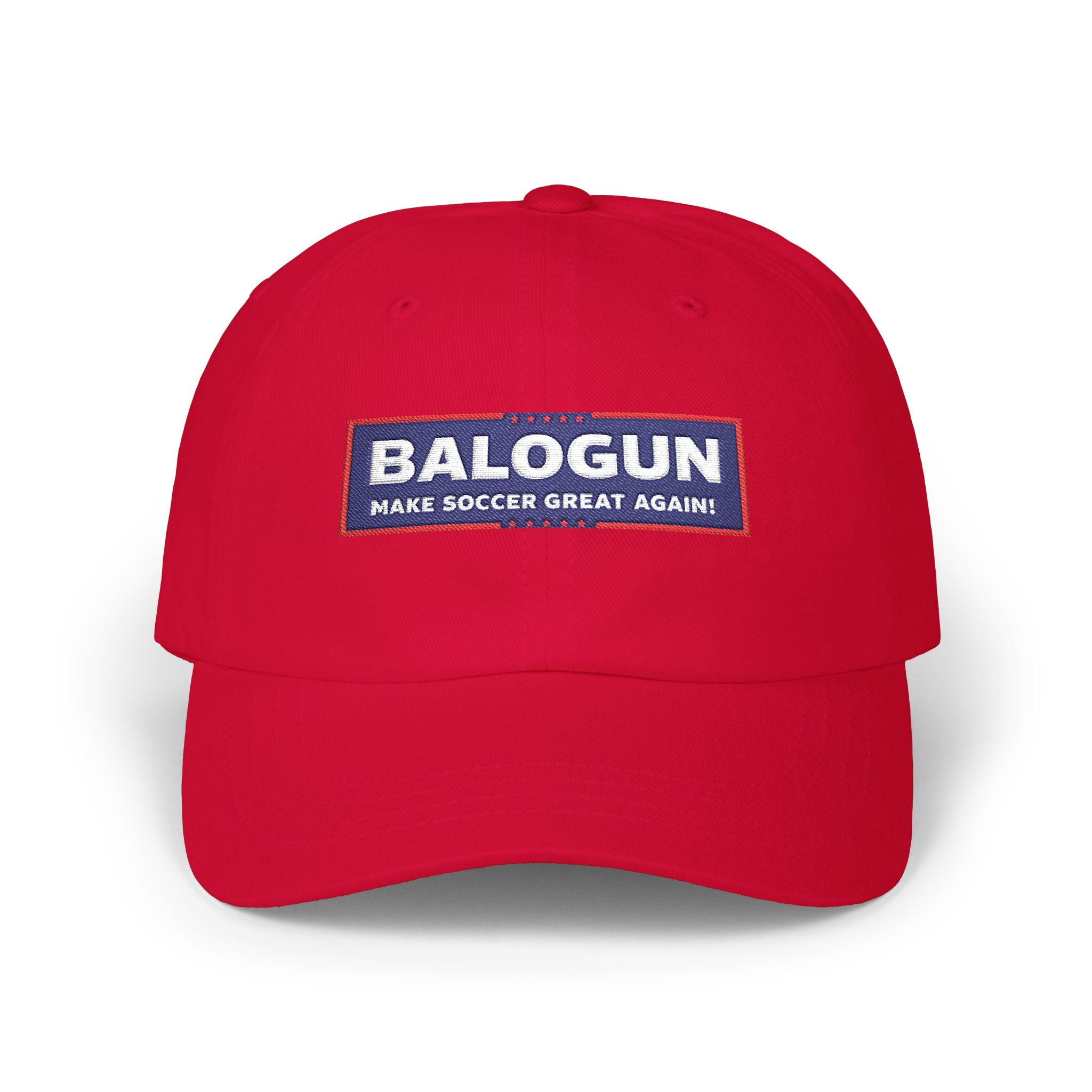 Dad Cap — "Balogun: Make Soccer Great Again" Embroidered Baseball Hat